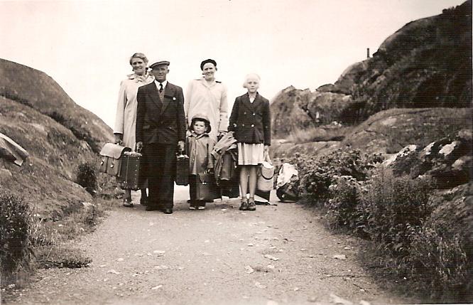 Familjen Haglund på Knarrholmen